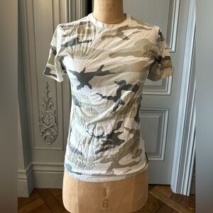 TNA army print tshirt size XS